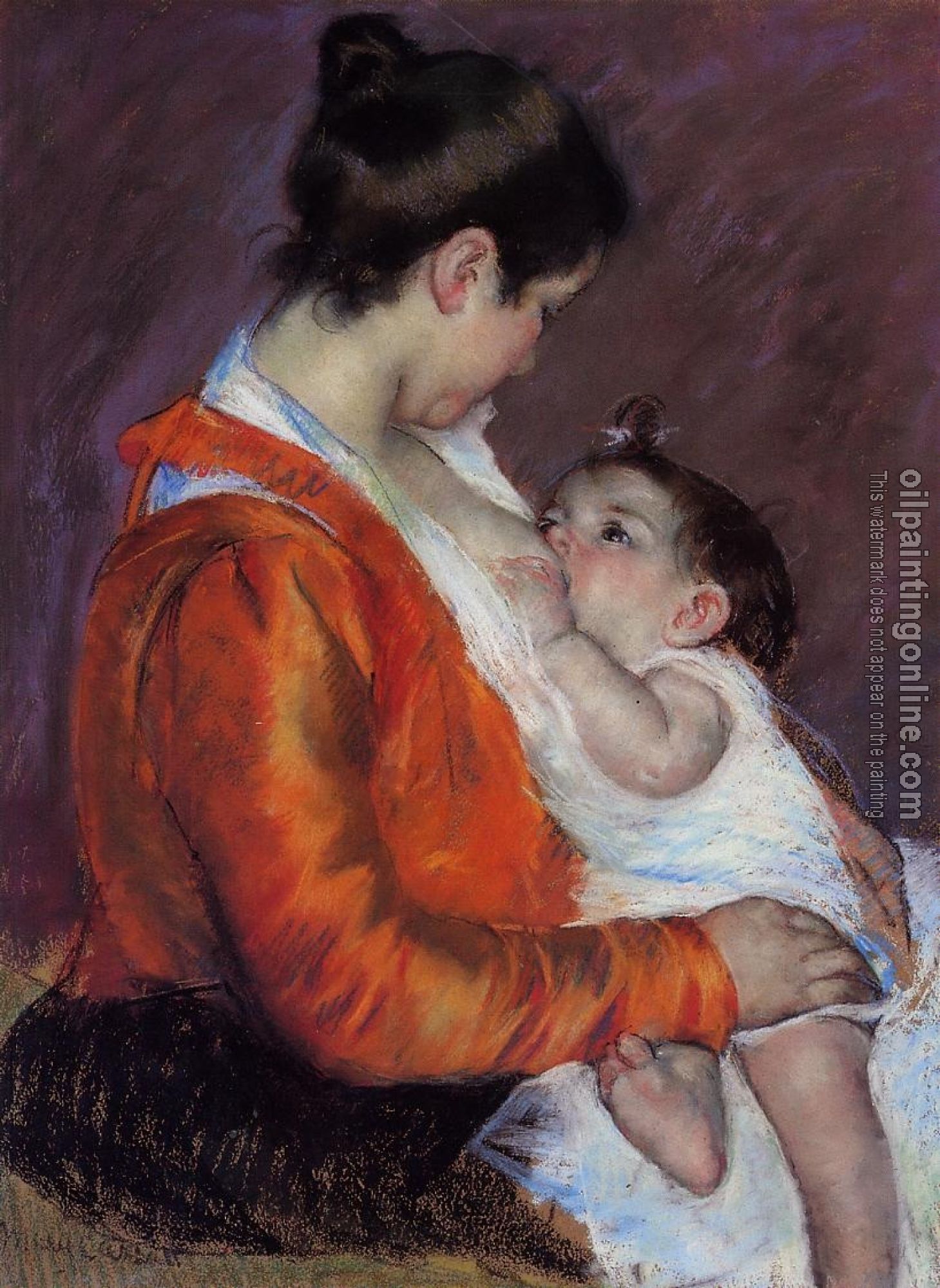 Cassatt, Mary - Louise Nursing Her Child